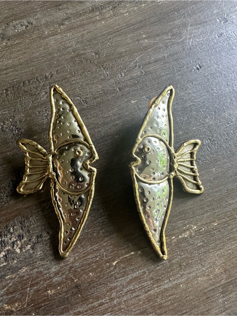 VTG 80’s Angel Fish Statement Earrings